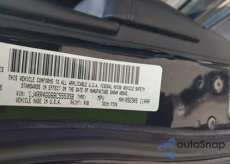 2011 Jeep Grand Cherokee Laredo из США, поврежденный, VIN 1J4RR4GG6BC555358